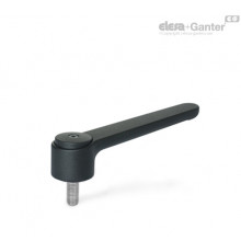 Плоская ручка рычажного типа GN 126.1-145-M16-63-SW ELESA+GANTER