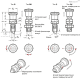 Штифт стопорный GN 824-6-6-B-NI ELESA+GANTER