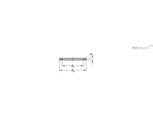 Уплотнительное кольцо DIN 7603-AL-4-8-A ELESA+GANTER