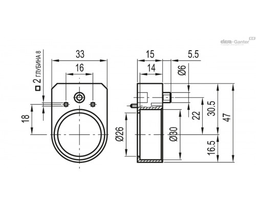 Разделительная плита BS51 (CE.85900) ELESA+GANTER