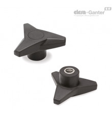 Трёхлепестковая ручка VB.839/100 SST-M12-SOFT-C9 (64878-C9) ELESA+GANTER