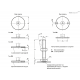 Регулируемая опора GN 41-40-M8-40-D1-S ELESA+GANTER