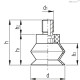 Вакуумная присоска VVL-19-M6-T-A (VV.56040) ELESA+GANTER