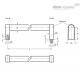 Трубчатая ручка GN 669-28-200-B-EL ELESA+GANTER