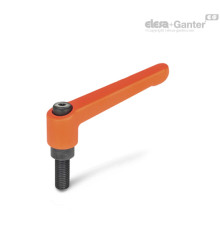 Регулируемая ручка рычажного типа GN 300-108-M16-25-OS ELESA+GANTER