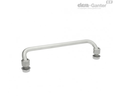 Складная ручка GN 425.2-NI-10-100-GS ELESA+GANTER