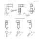 Рычажный фиксатор GN 712.1-8-M16x1,5-S ELESA+GANTER