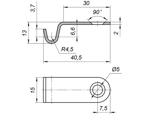 Крюк DB EMES