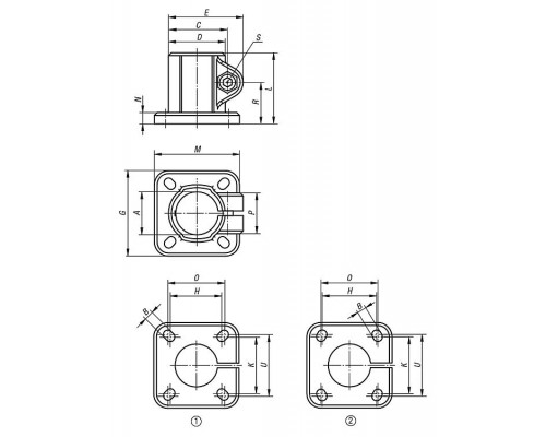 Зажимы K0477.512 Kipp