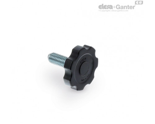 Лепестковая гайка с резьбовой втулкой GFL.40 p-M10x28 (168563) ELESA+GANTER