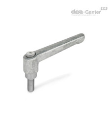 Регулируемая ручка рычажного типа GN 300.1-63-M6-63-RH ELESA+GANTER