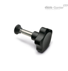 Лепестковая ручка с упорной накладкой фиксации VC.692/32-SST-p-M6x45-SV18 (164085) ELESA+GANTER