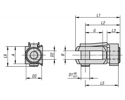 Головки K0731.0612 Kipp