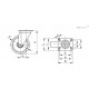 Колёсико RE.F2-100-SSL-N (452426) ELESA+GANTER