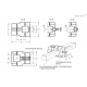 Фиксирующий узел GN 134.7-V25-V25-D-SW ELESA+GANTER