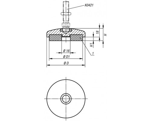 Основания K0419.20801 Kipp