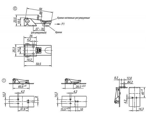 Защелка K0046.9242271 Kipp