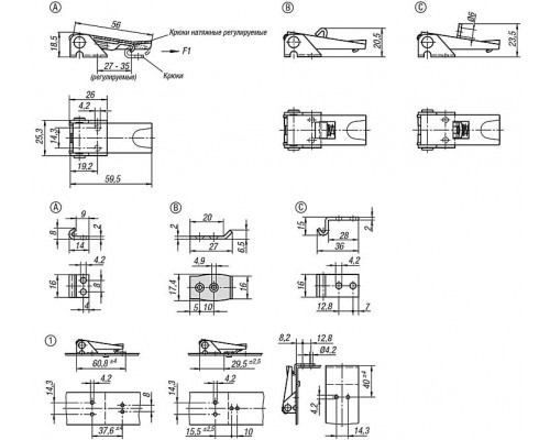 Защелка K0046.9242271 Kipp