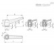Ручка рычажного типа MF.40 N-6-C3 (39021-R-C3) ELESA+GANTER