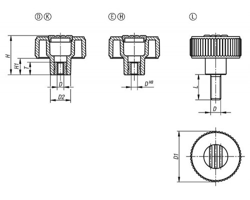 Ручка K0260.51051X10 Kipp