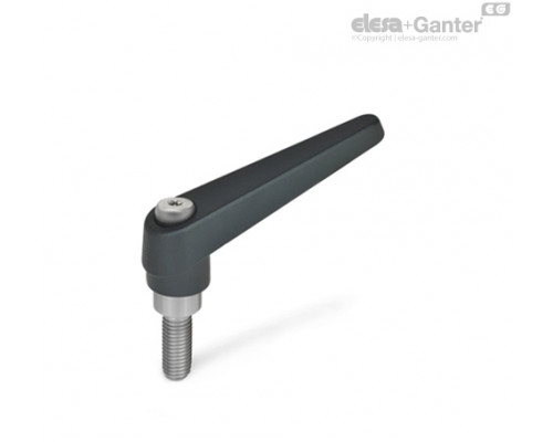 Регулируемая ручка рычажного типа GN 101.1-14-M5-16-SW ELESA+GANTER
