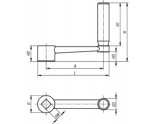 Рукоятка K0999.4110 Kipp