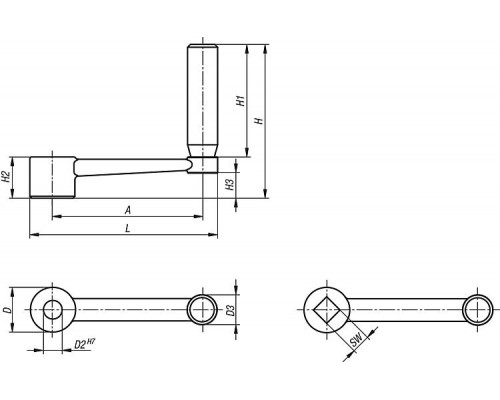 Рукоятка K0999.4110 Kipp