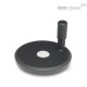 Дисковый маховик GN 923-140-B16-R-SW ELESA+GANTER