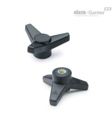 Трёхлепестковая ручка VB.639/80-SST-M8 (65677) ELESA+GANTER