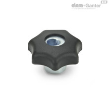 Быстросъёмная лепестковая ручка GN 6336.3-50-M10 ELESA+GANTER