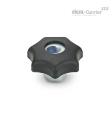 Быстросъёмная лепестковая ручка GN 6336.3-40-M8 ELESA+GANTER