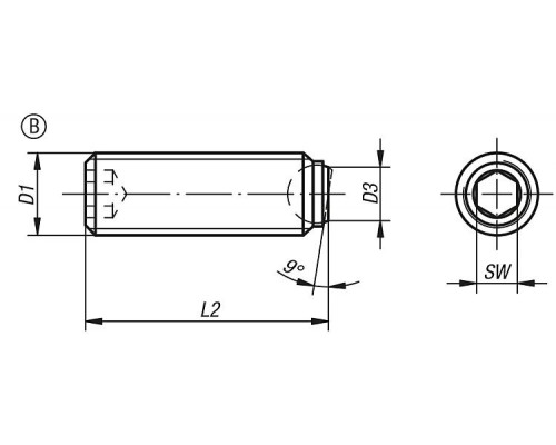 Упоры K0382.20612 Kipp