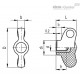 Зажимной барашек CWN.32 B-M5 (8601) ELESA+GANTER