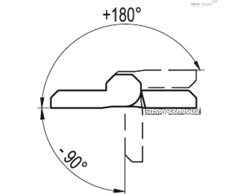 Петля CFMY.60 SH-6-S (425966) ELESA+GANTER