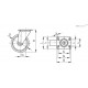 Колёсико RE.G1-100-SBL-N (452556) ELESA+GANTER