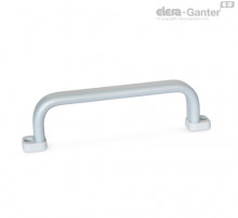 Плоская П-образная ручка GN 668-20-190-B-SR ELESA+GANTER