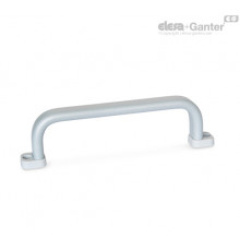 Плоская П-образная ручка GN 668-20-130-B-SR ELESA+GANTER