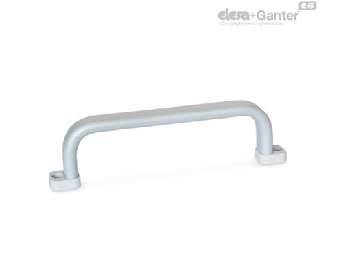 Плоская П-образная ручка GN 668-20-190-B-SR ELESA+GANTER