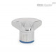 Трёхлепестковая ручка GN 5445-40-M6-MT-F ELESA+GANTER
