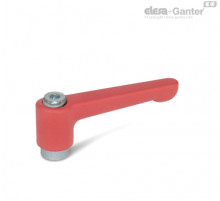 Плоская регулируемая ручка рычажного типа GN 302.2-22-M3-RS ELESA+GANTER