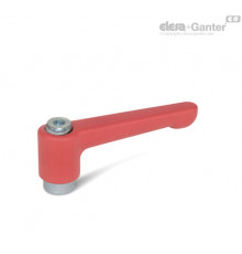 Плоская регулируемая ручка рычажного типа GN 302.2-22-M3-RS ELESA+GANTER