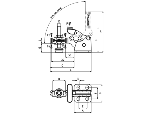 Прижимы 251-4 Kukamet