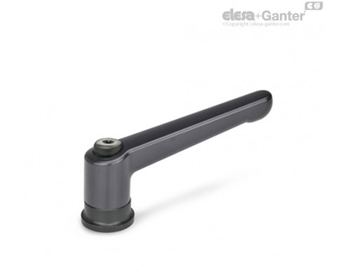 Регулируемая ручка рычажного типа GN 300.4-63-M6-SZ ELESA+GANTER