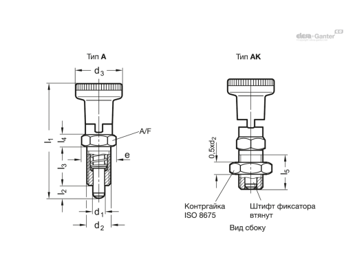 Штифт стопорный GN 617.1-6-A ELESA+GANTER Штифт стопорный GN 617.1-6-A ELESA+GANTER