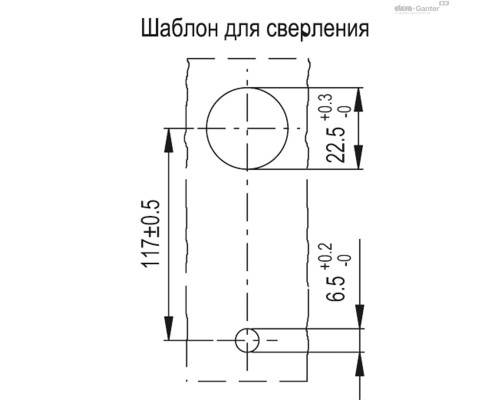 Ручка EBP.140-CH-T-L6-B M6-C1 (260266-C1) ELESA+GANTER