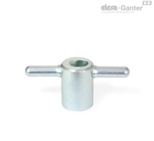 Быстрозажимная гайка GN 6305.1-M12-ST ELESA+GANTER