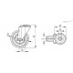 Колёсико RE.E3-125-FBL-N (450211) ELESA+GANTER