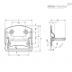 Складная ручка GN 3136-100-80-A-NI ELESA+GANTER
