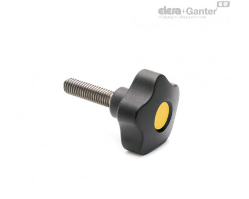 Лепестковая поворотная ручка VCT.40-SST-p-M8x30-C4 (69947-C4) ELESA+GANTER