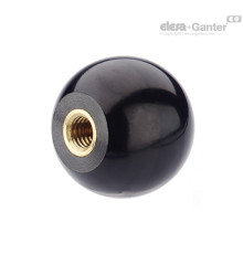 Шарообразная ручка DIN 319-KU-50-M12-E-MS ELESA+GANTER
